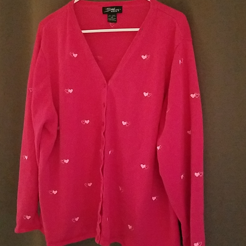 Valentine Hearts Sweater 2x SML Woman